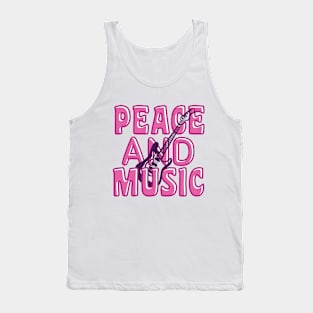 Peace and Music Tank Top